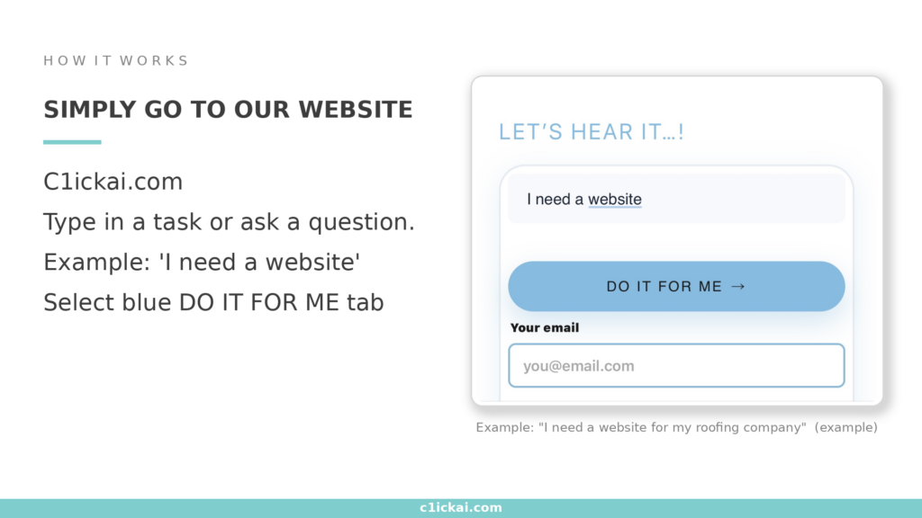 Simply go to our website