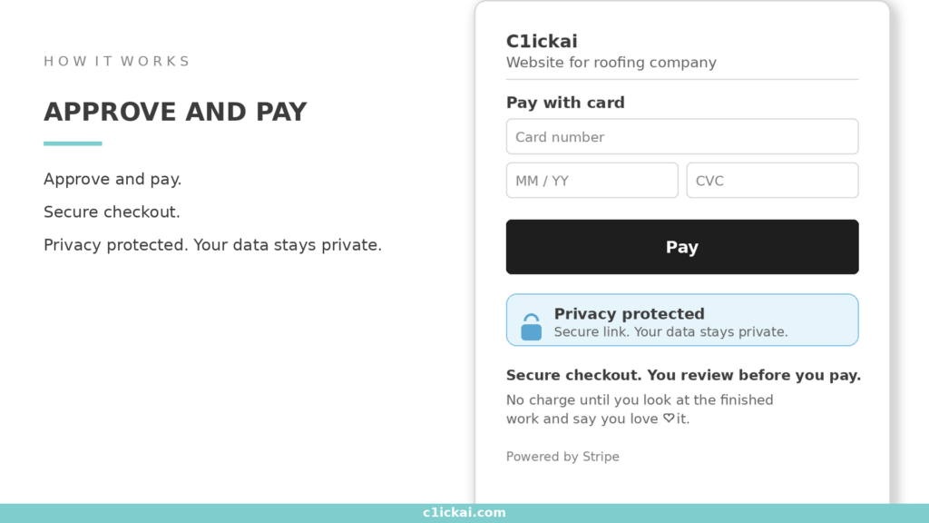 Approve and pay